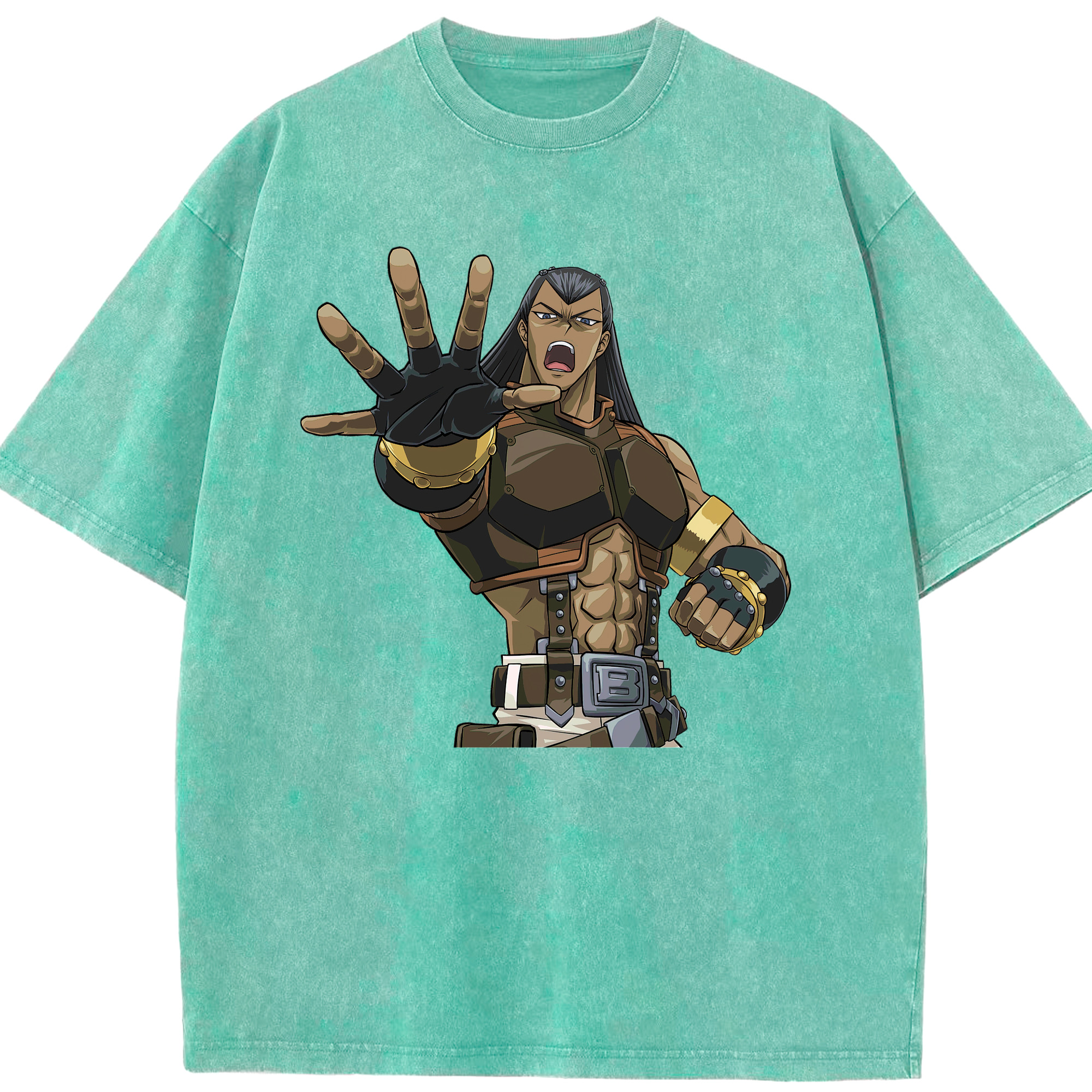 （画像用） 遊☆戯☆王 Yu-Gi-Oh! 綿100% ヴィンテージ風 半袖Tシャツ（フロントプリント）
